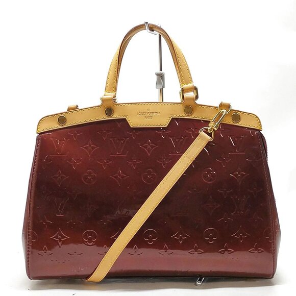 Louis Vuitton Brea MM Brown Vernis Hand Bag mon812-101025 - Picture 1 of 16